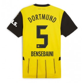 Borussia Dortmund Ramy Bensebaini #5 Hemmakläder 2024-25 Kortärmad